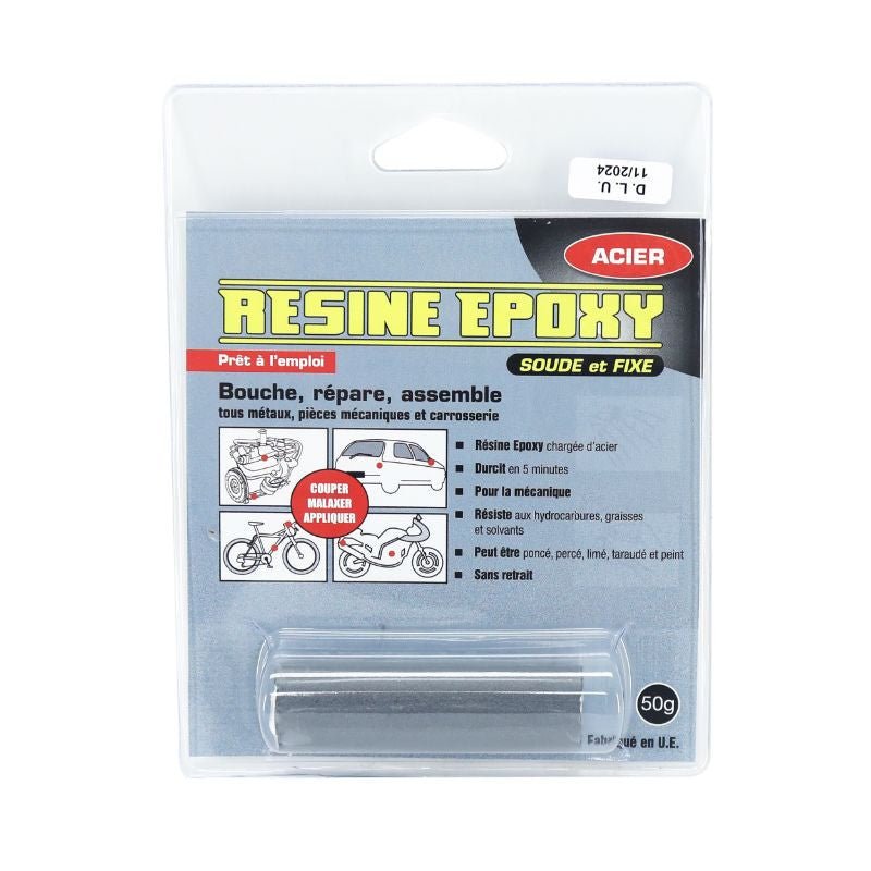 Blister pakovanje od epoksidne smole/lepka Pressol 50g chelik 145k30mm (prodaјe se poјedinachno)
