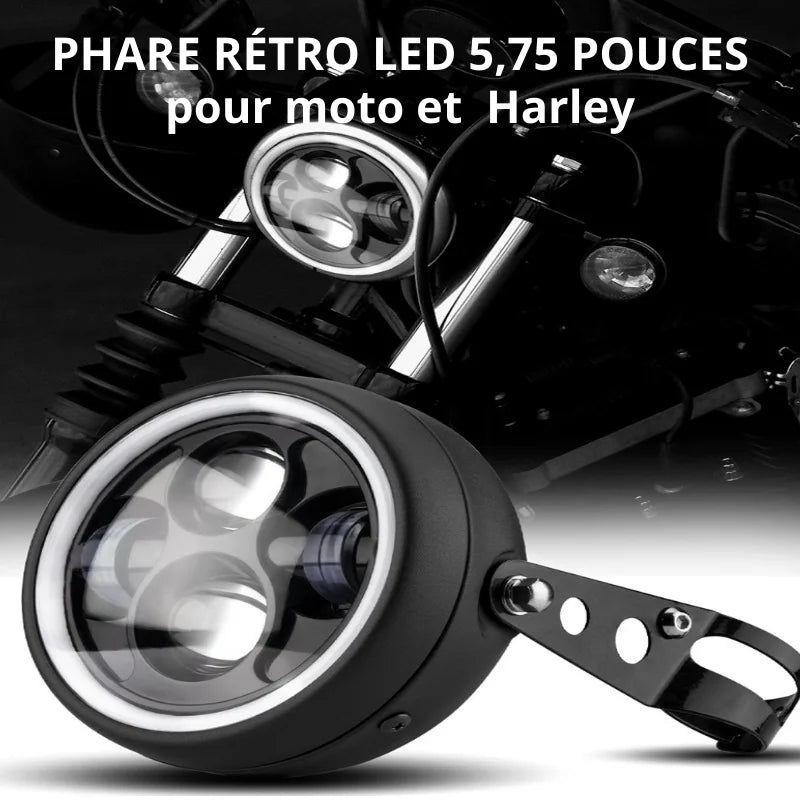 Okrugli LED far za mototsikle - 5,75 incha