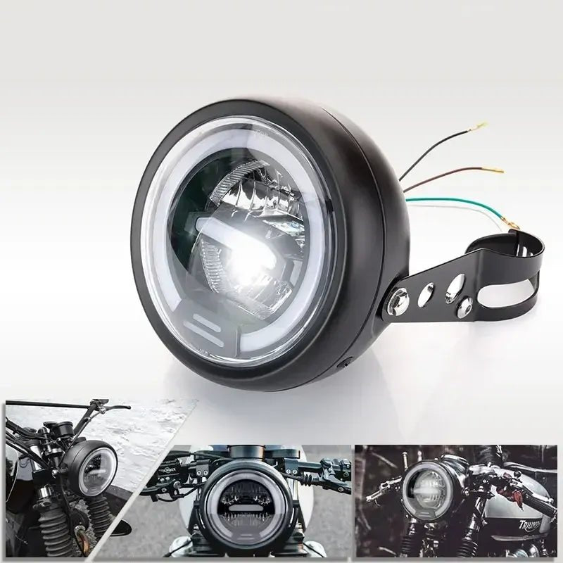 Univerzalno okruglo led svjetlo za motocikl od 6,5 inča,