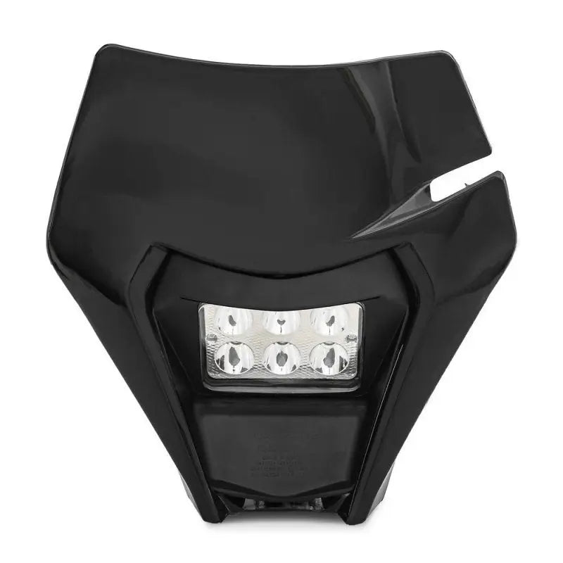 LED reflektor za mototsikl + plocha za enduro kdure bk2 univerzalni tsrni oblog
