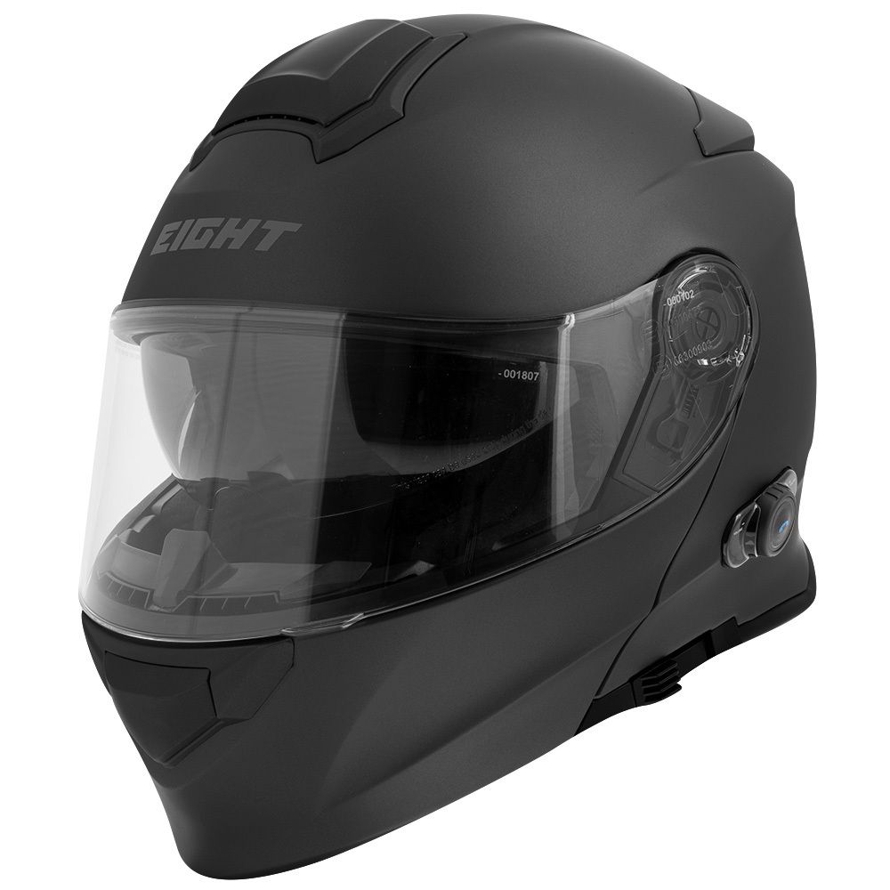 Motociklistička kaciga s bluetoothom - mat crna