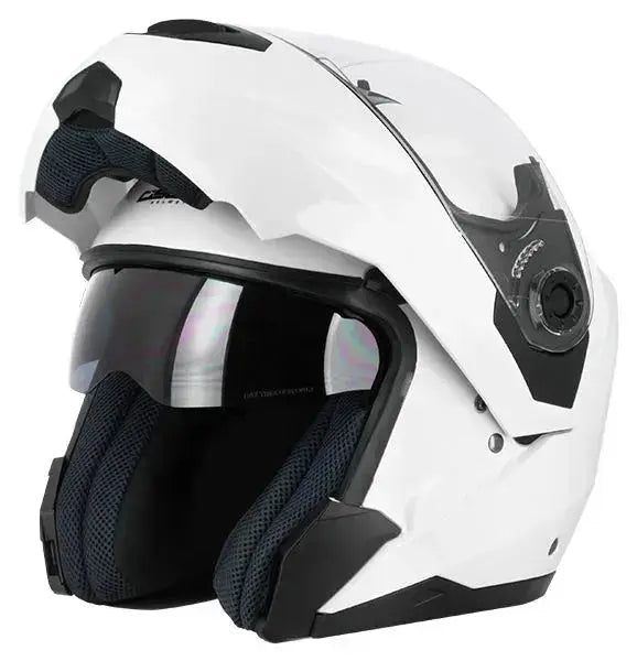 Modularna mototsiklistichka katsiga - bela s520