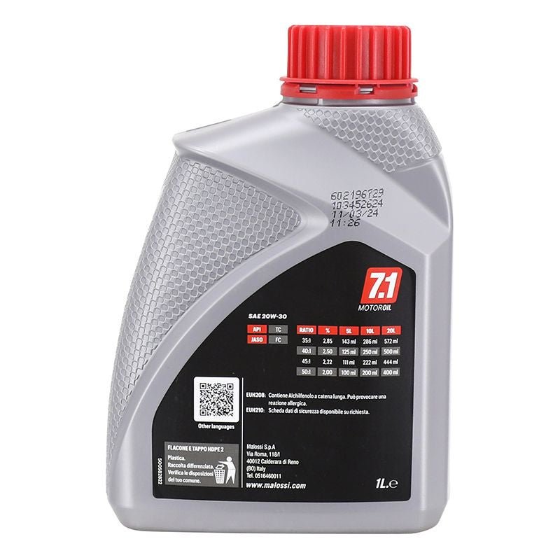 Malossi Sport 7.1 (1l) polusintetičko 2-taktno motorno ulje