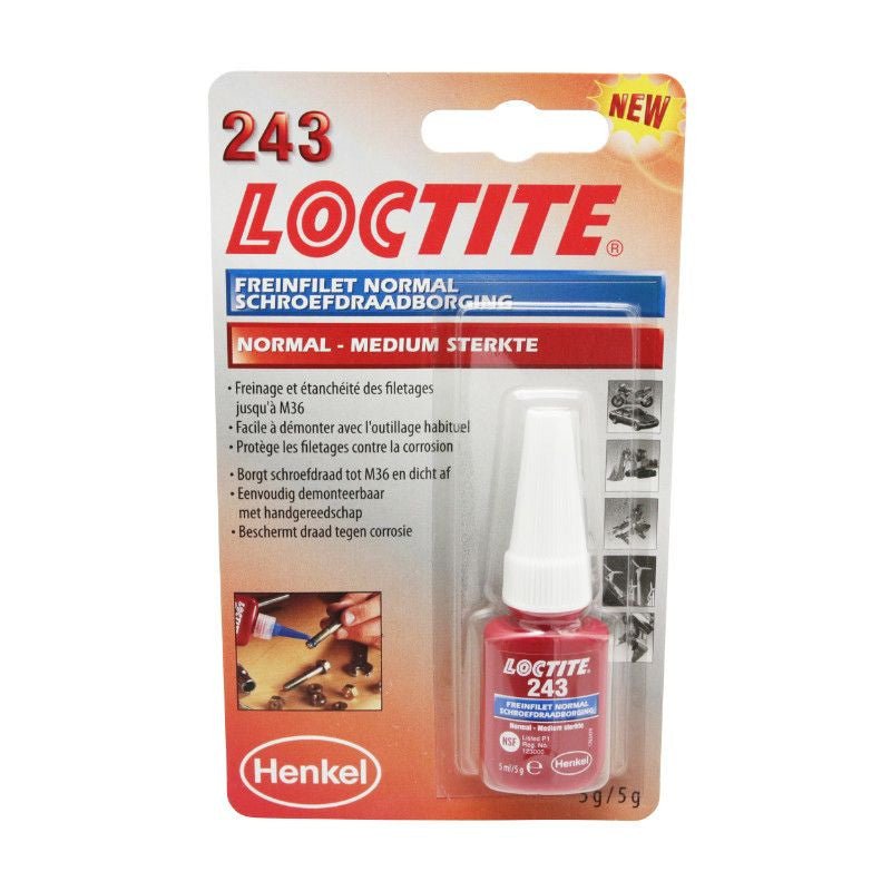 Lotstite 243 srednje chvrstoћe normalni navoј (botsa od 5 ml u blister pakovanju)