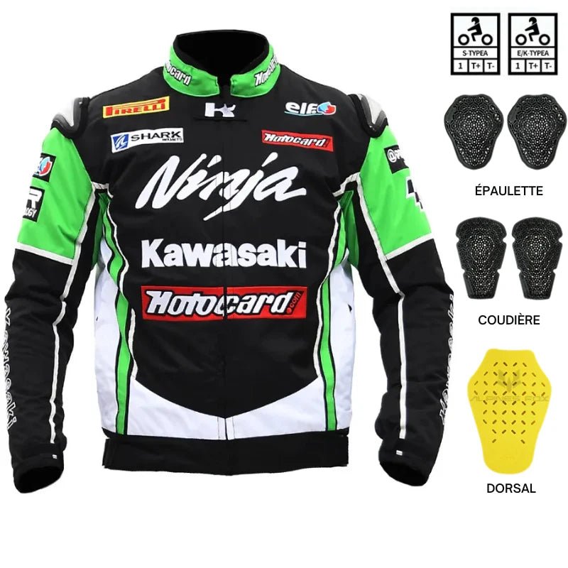 Középszezoni motoros kabát | kawasaki ninja
