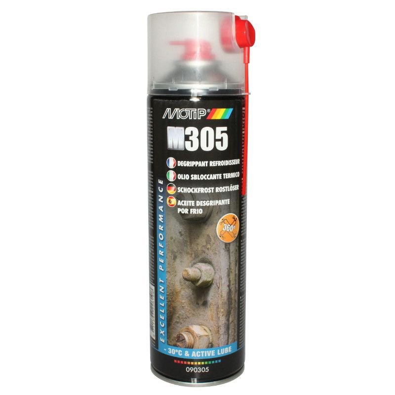Motip M305 sredstvo za oslobađanje rashladne technosti (deblokira se naglim padom temperature -30°Ts) (500 ml aerosola)