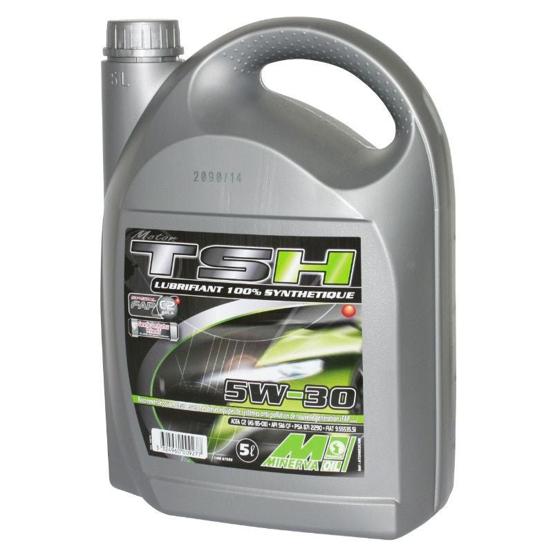 Minerva Auto Sinthetits TSh 5V30 4-taktno motorno ulje (100% sintetichko za dizel i benzinske FAP motore) (5L)