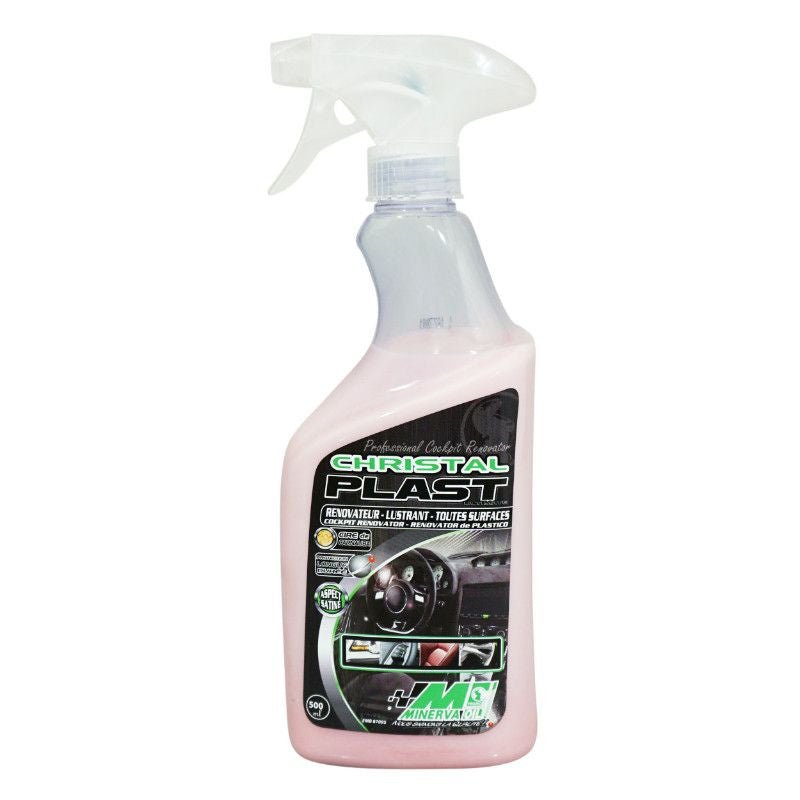 Minerva Tshristal Plast polir/renovator (visoke performanse, bez silikona) (botsa sa spreјom od 500 ml)