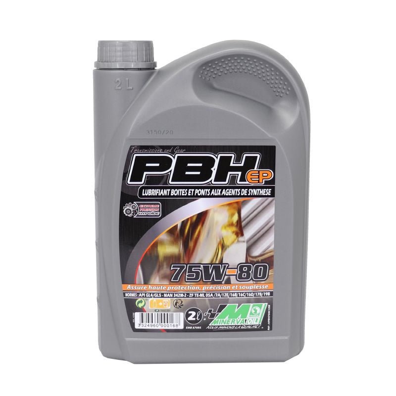 Minerva 75w80 pbh ep ulje za prijenos (2 l) (100% proizvedeno u Francuskoj)