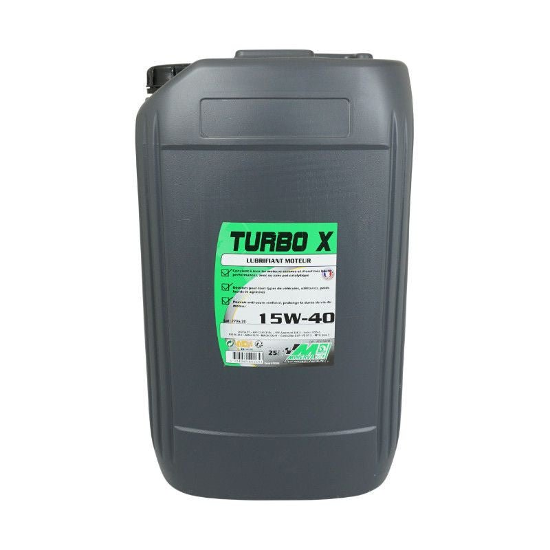 Minerva Motoculture Turbo X 15w40 4-taktno motorno ulje (25l) (100% Francuska)