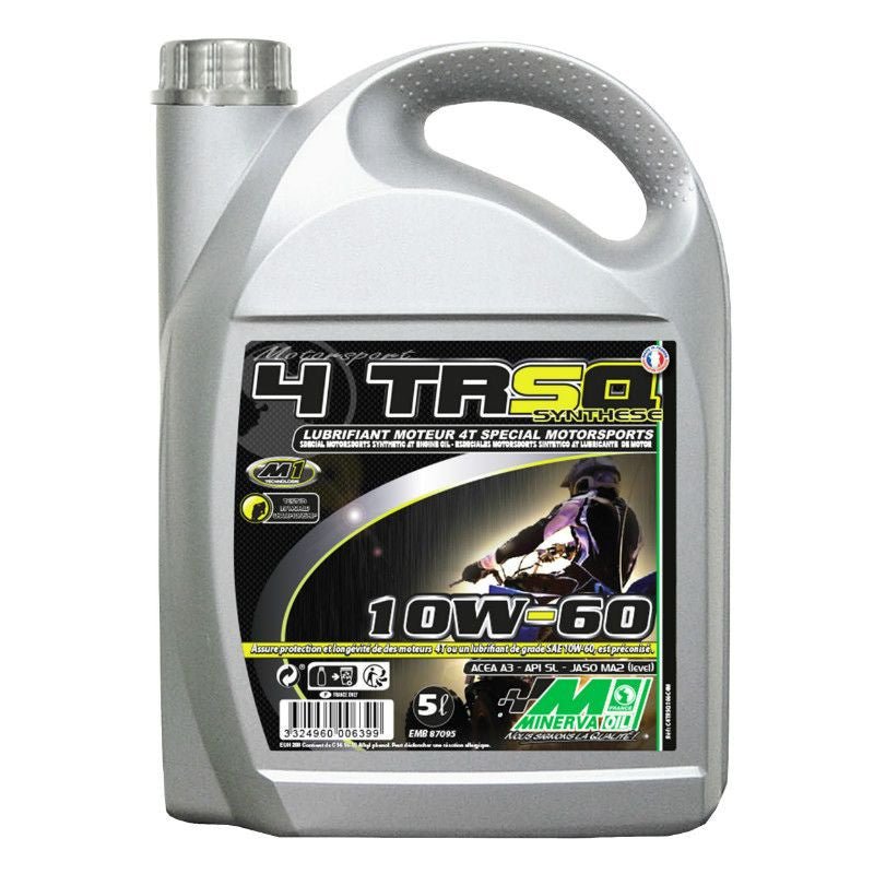 Minerva quad 4trsq sintetičko 10w60 4-taktno motorno ulje (5l) (100% proizvedeno u Francuskoj)