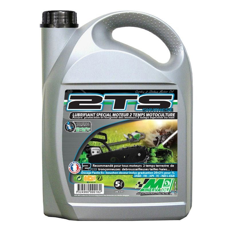 Minerva Motoculture 2TS sintetičko ulje za 2-taktne motore (5L) (100% francusko)