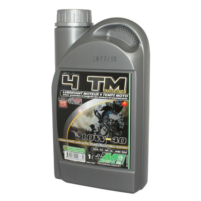 Minerva maxiscooter/motocycle 4tm sintetičko 10w40 4-taktno motorno ulje (1l) (100% proizvedeno u Francuskoj)