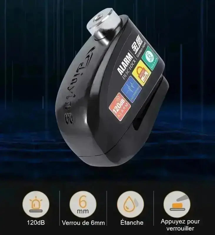 Sistem protiv krađe mototsikla sa alarmom od 120 db