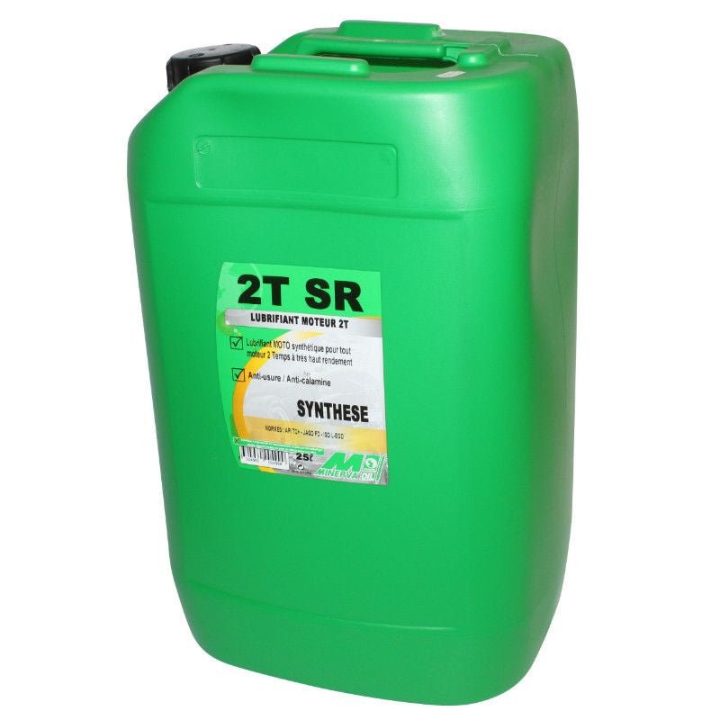 Minerva 50 A 2-taktno motorno ulje za menjach/mototsikl TSR sintetichko (25l) (100% proizvedeno u Frantsuskoј)