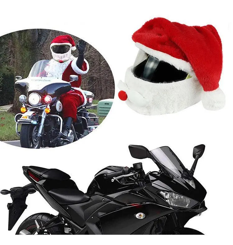 Moottoripyöräkypärän suojus - pere noel