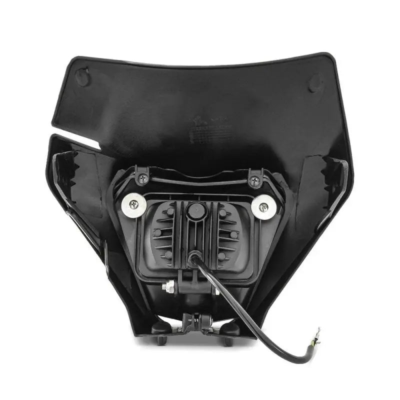 LED reflektor za mototsikl + plocha za enduro kdure bk2 univerzalni tsrni oblog