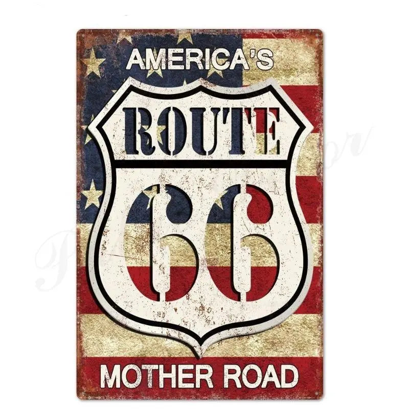 Dekorativna plocha Ameritsan Route 66