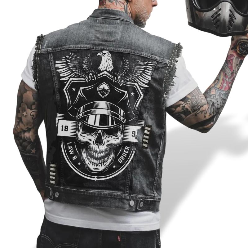 Biker traper jakna bez rukava | Zakon i red izdanje