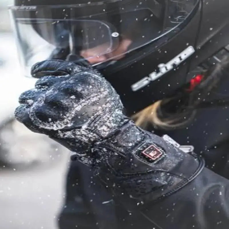 Grijane motociklističke rukavice Fred - odobrene CE