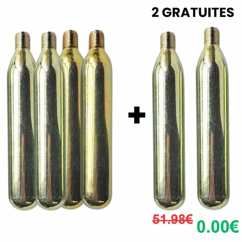 Paket uložaka 33g CO2 - motociklistički prsluk sa zračnim jastukom.
