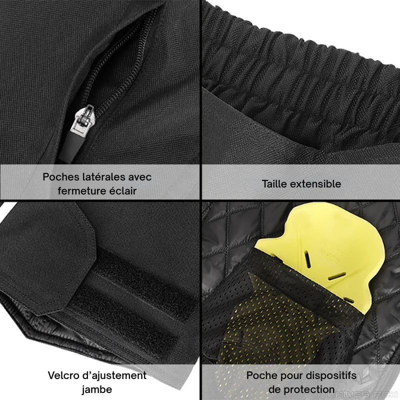 Mototsiklistichke pantalone sa TsE zashtitom, vodootporne i otporne na hladnoћu