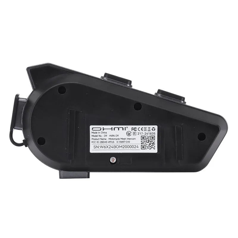 Bluetooth 5.4 moto interfon - asmax ohmi d9 | 6 vozača i 2 km