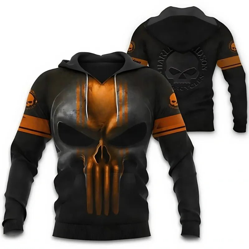 Skull Legend HD Biker Sweatshirt