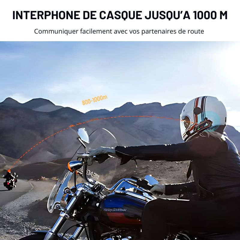 Bluetooth Mototsiklistichka katsiga Interkom | eartsom™