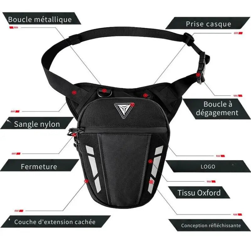 Zhenska torba za noge za mototsikle | vildride™
