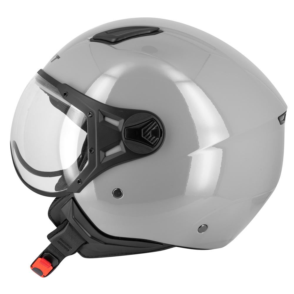Jet aviator motoros sisak - szürke s779 leov