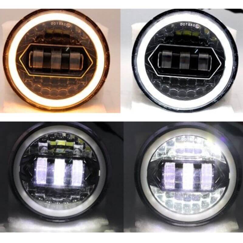 Okruglo LED prednje svjetlo za motocikl