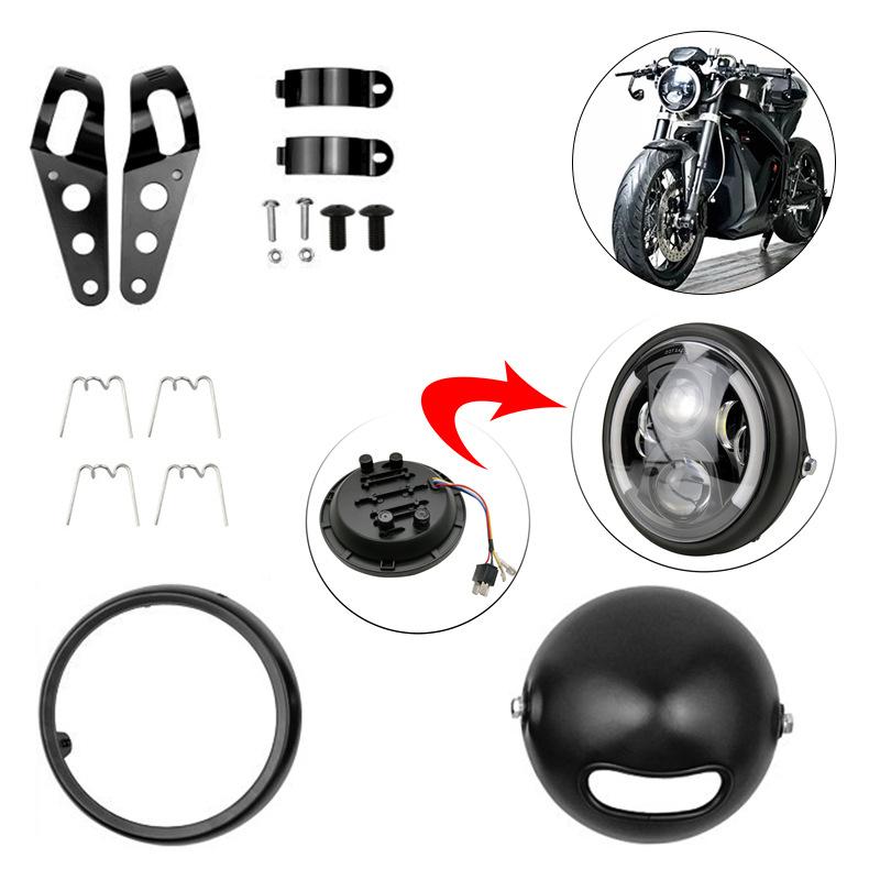 Okrugli LED far za mototsikle - 5,75 incha
