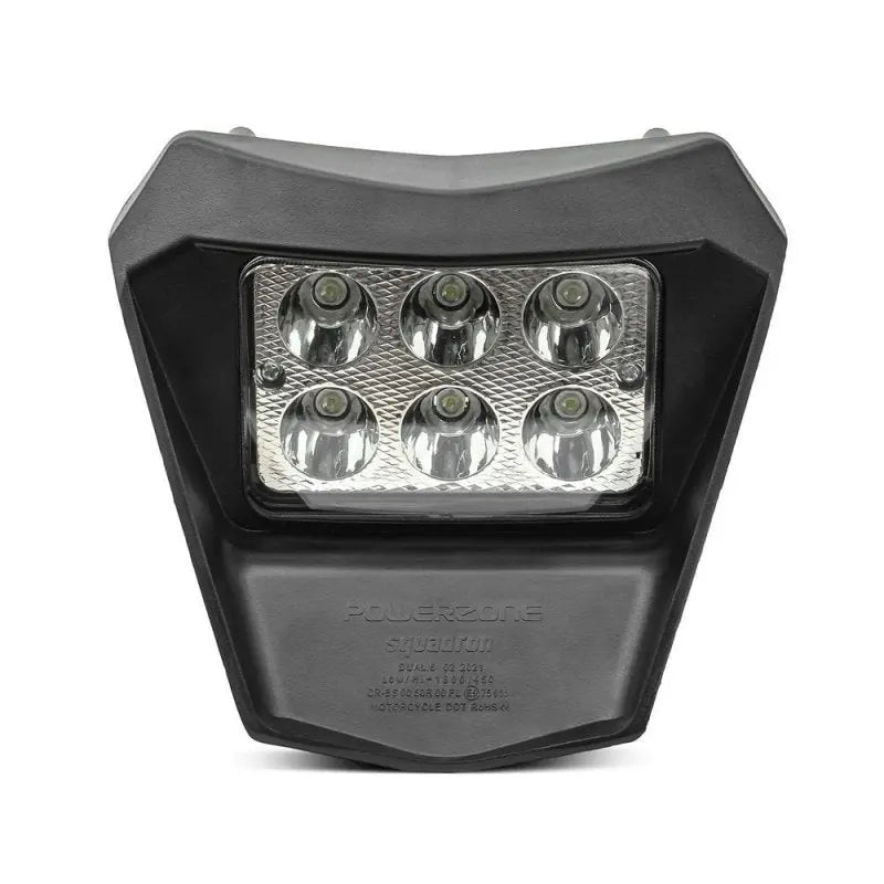 LED reflektor za motocikl + ploča za enduro xdure bk2 univerzalni oklop s