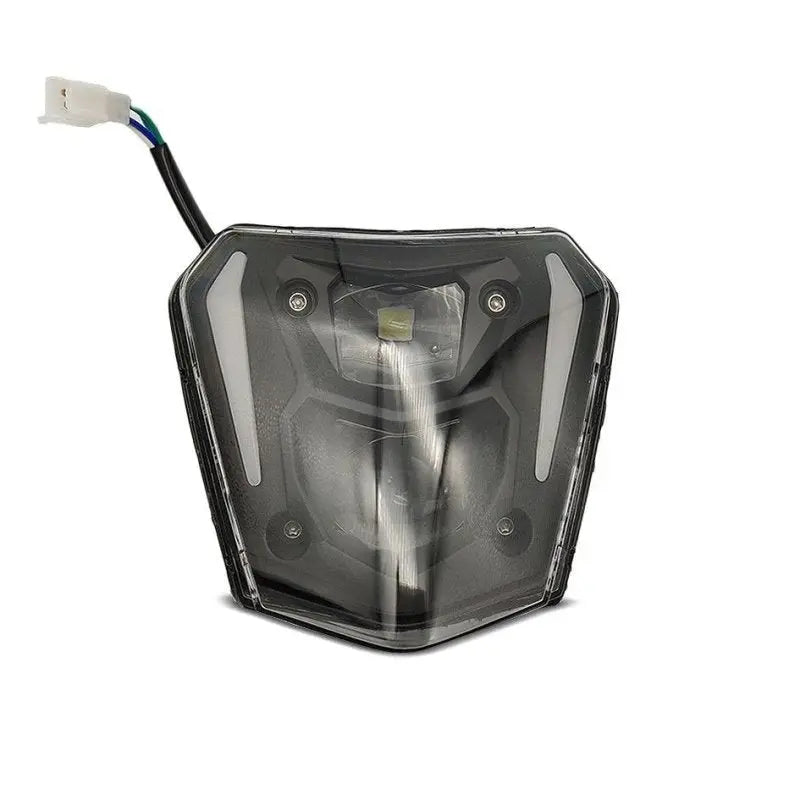 Mototsikl LED reflektor + bela enduro offroad registarska tablitsa
