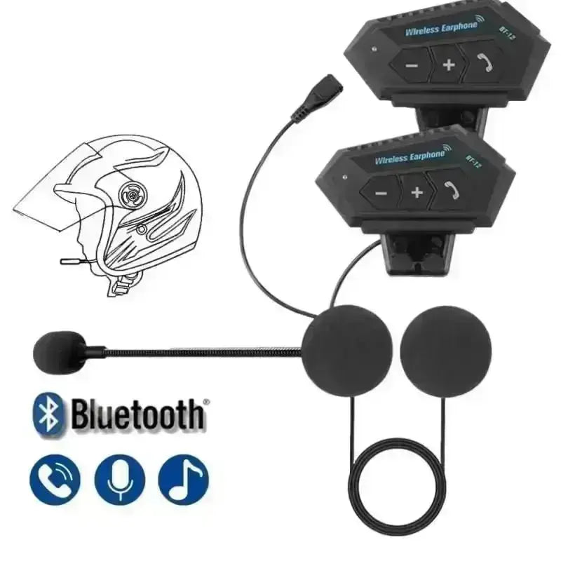 Interfon za motociklističku kacigu | bt-12