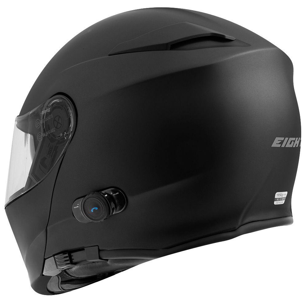 Motociklistička kaciga s bluetoothom - mat crna