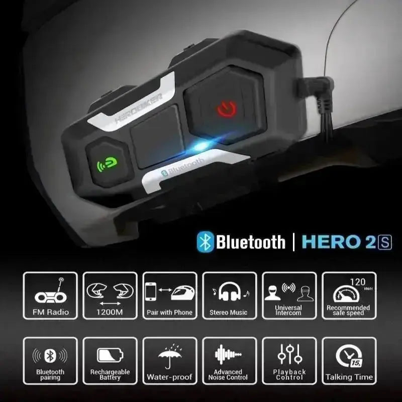 Bluetooth interkom za motocikle – HD i komunikacija velikog dometa