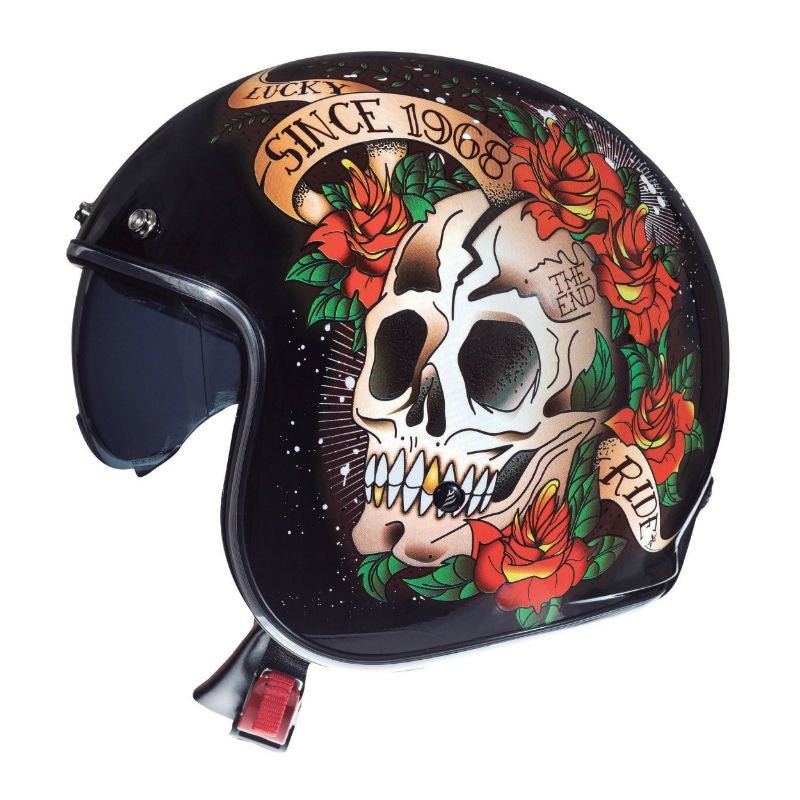 Otvorena motociklistička kaciga – MT Skull & Roses