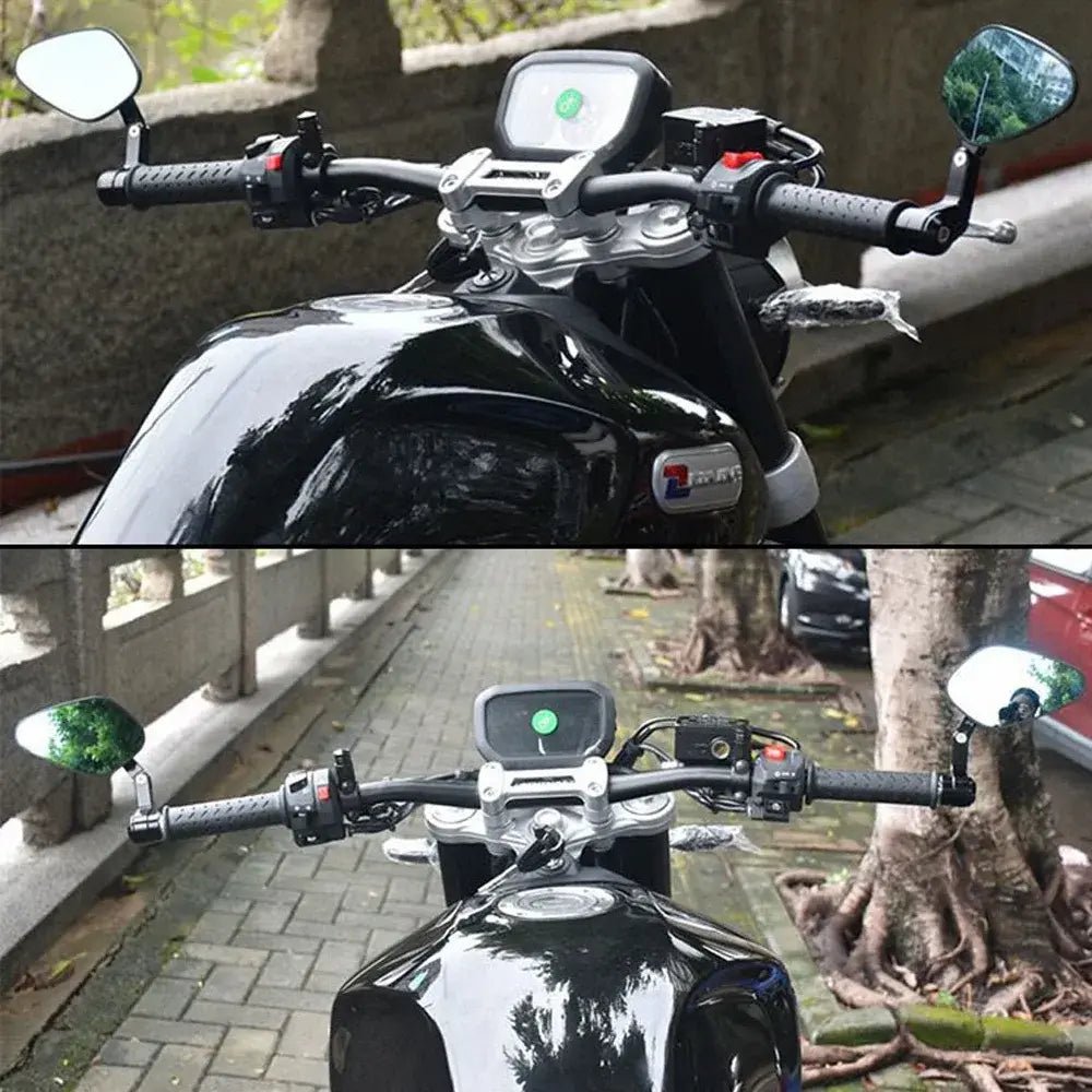 Ravni aluminiјumski upravljach mototsikla od 28 mm - udobnost i kafe trkachki stil