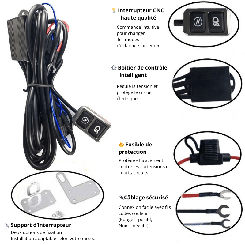 Snazhni LED far sa dvostrukim osvetljenjem dugog dometa | 100V -12000lm