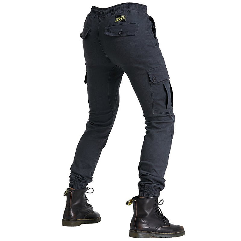 Muške motociklističke kargo hlače - tamnoplave | urbangear™