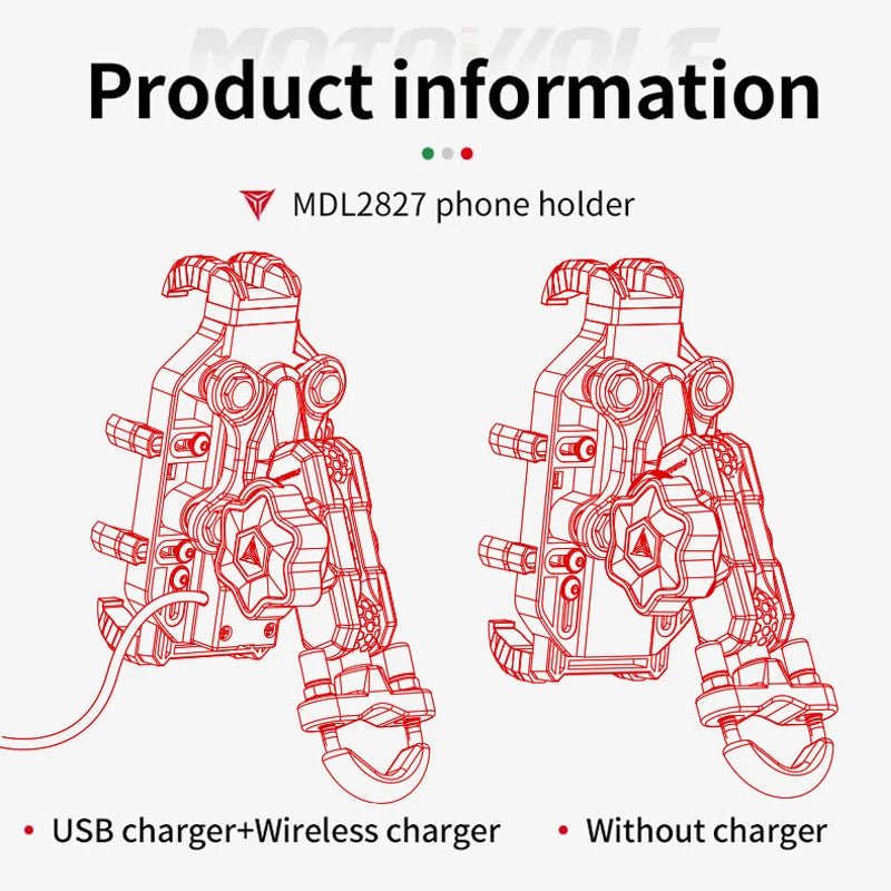 Antivibratsioni drzhach telefona za mototsikle - steadiride