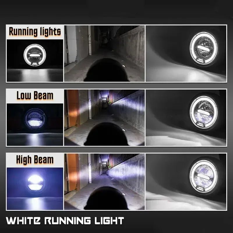 Univerzalno okruglo led svjetlo za motocikl od 6,5 inča,