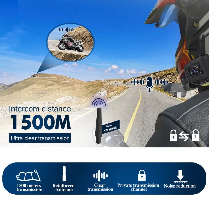 Bluetooth interfon za mototsikle - duo|tsall™