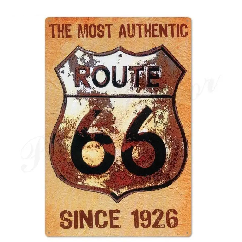 Dekorativna plocha Ameritsan Route 66