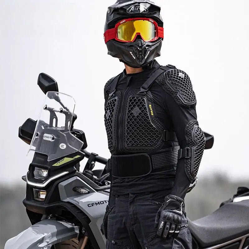 Odobreni ljetni motociklistički zaštitni prsluk – safety race™