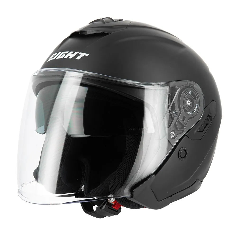Jet motociklistička kaciga od optičkih vlakana – S790 crna