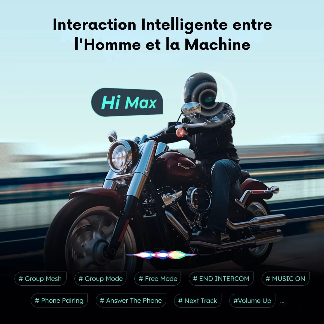 Asmax f1 plus moto interfon – mesh i bluetooth 5.3, 10 vozača, 15 km, HD zvuk