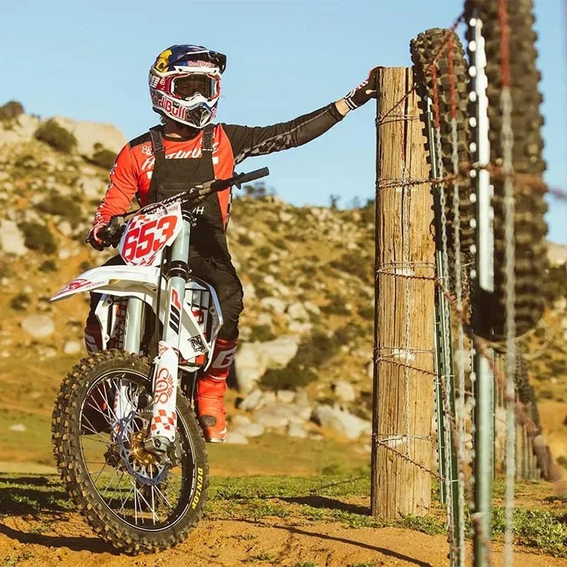 Fekete motocross ruha